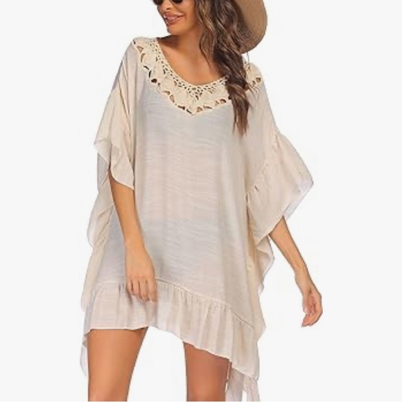 Ekouaer crochet neck cover up - Picture 6 of 10